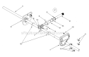 Axle Assembly Diagram and Parts List for 31AE640F062  Yard Man Snow Blower
